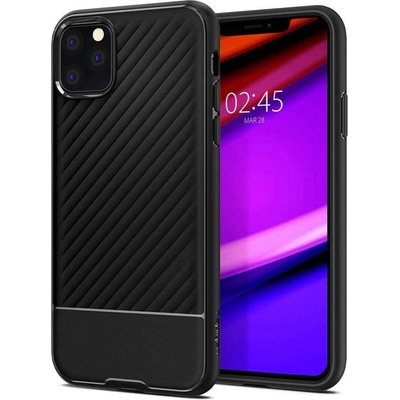 Spigen Core Armor - силиконов (TPU) калъф с висока степен на защита за iPhone 12, iPhone 12 Pro (черен)