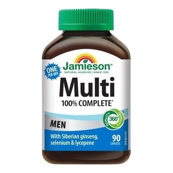 Jamieson 100% Complete Multi For Men, 90 таблетки, Jamieson