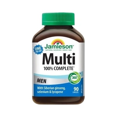 Jamieson 100% Complete Multi For Men, 90 таблетки, Jamieson