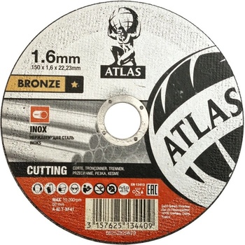 Atlas Řezný kotouč 150 x 1.6 mm A46T BF41 66252829679