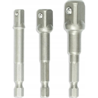 DEDRA Súprava adaptérov na nástrčky 3ks 1/2", 1/4", 3/8"