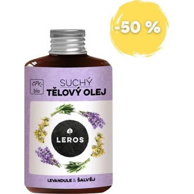 LEROS Tělový suchý olej Levandule & šalvěj 100 ml – Hledejceny.cz