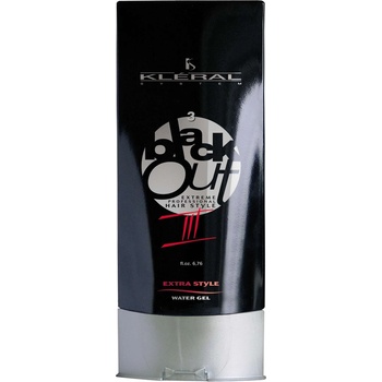 Kléral Black Out Extra Style Water Gel III profesionální silný tekutý gel na vlasy 200 ml