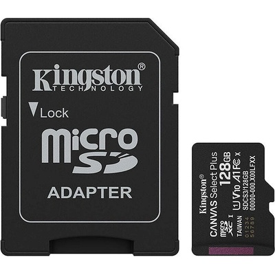 Kingston 128GB microSDXC Canvas Plus SDCS3/128GB