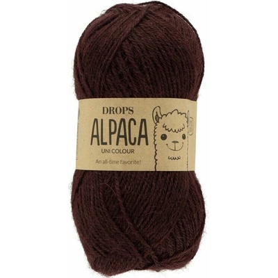 Drops Alpaca UNI 9044 tmavá bordová