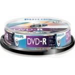 Philips DVD-R 4, 7Gb 16x цилиндричен 10 бр. в опаковка (10 етикета) PH922524 / DPHMC10 (PH922524 / DPHMC10)