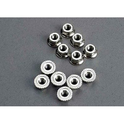 Traxxas Гайки Traxxas Nuts, 3mm flanged (12), TRX2744 (TRX2744)