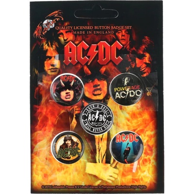 Значки с щифтове ac / dc - razamataz - bb003