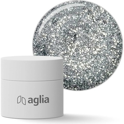 Aglia barevný UV gel SILVER GLITTER 5 ml