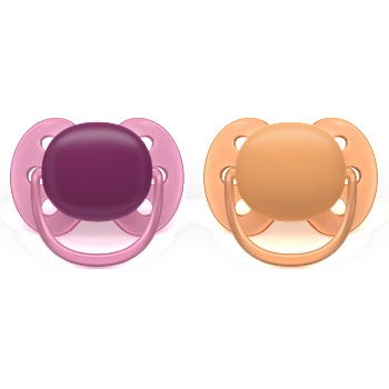 Philips Avent Pacifier Ultra Soft SCF093/03, 18+ м. , 2 броя (SCF093/03)