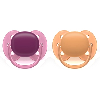 Philips Avent Pacifier Ultra Soft SCF093/03, 18+ м. , 2 броя (SCF093/03)