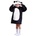 Cozy Noxxiez CH306 Panda - топло телевизионно одеяло с качулка за деца на 3-6 години (20-CH306)