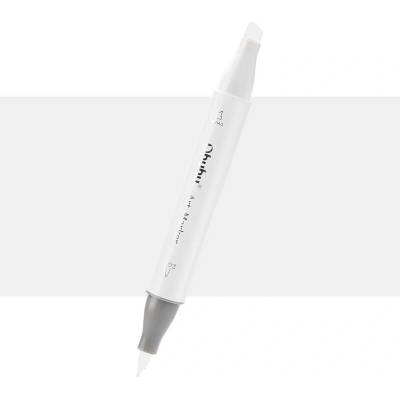 Lihová fixa OHUHU oboustranná Brush & Chisel, Neutral Grey 02 (CG020)