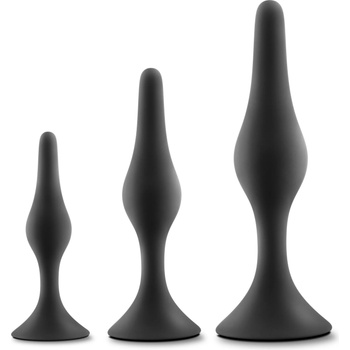 Image 1 of Blush Novelties Luxe Beginner Plug Kit Black