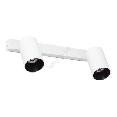 FARO 43742 - Стенен спот STAN 2xGU10/8W/230V бял (FA43742)