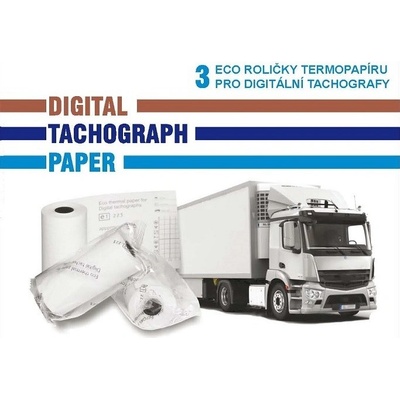 Roličky do digitálních tachografu DTP 3x8m - univerzální – Zboží Živě