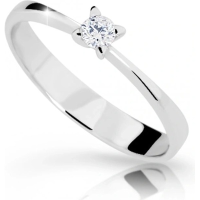 Cutie Diamonds zásnubný prsteň z bieleho zlata s diamantom DZ6901 1958 10 X 2