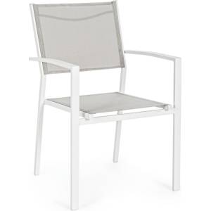 Bizzotto Градински стол HILDE 57x60x88 cm. бял (0663633)