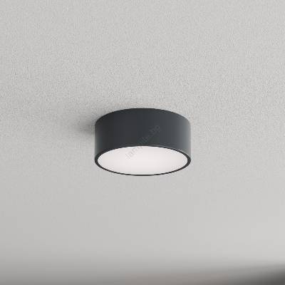 Brilagi - Баня. Таванно осветително тяло CLARE 1xE27/24W/230V Ø 20 см антрацит IP54 (BG5218)