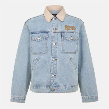 Billionaire boys club Яке BILLIONAIRE BOYS CLUB Men's Structured Denim Jacket - Light Wash
