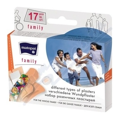 Matopat Set Family 17 ks. náplast