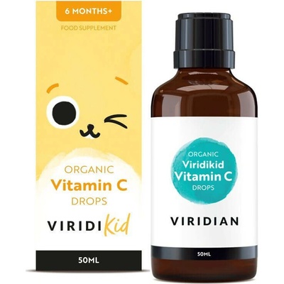 Viridian Viridikid Vitamín C v kapkách pro děti Organic 50 ml