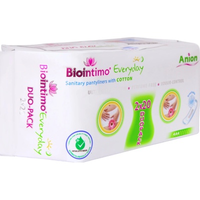 BioIntimo Duo Pack aniónové vložky intímky 40 ks