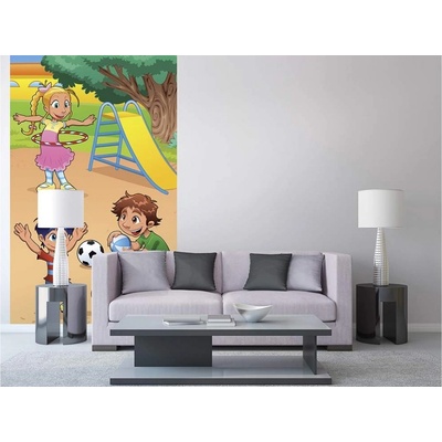 Dimex MS-2-0339 vliesová fototapeta na zeď Děti na hřišti rozměry 150 x 250 cm