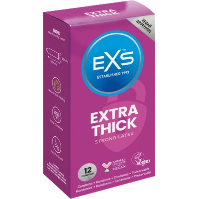EXS Condoms Extra Thick - подсилени презервативи (12 бр. )