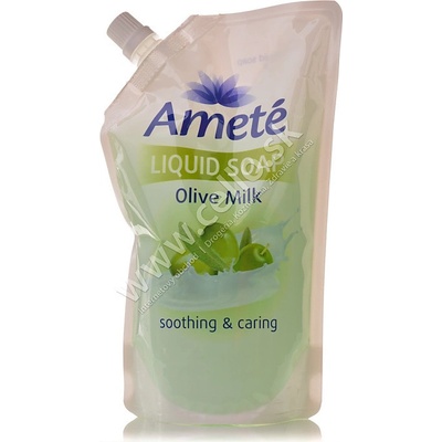 Ameté Olive milk tekuté mydlo náhradná náplň 500 ml