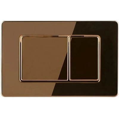 Inter Ceramic Бутон за структура, двоен, Inter Ceramic, 097L BRUSH ROSE GOLD (097L BRUSH ROSE GOLD)