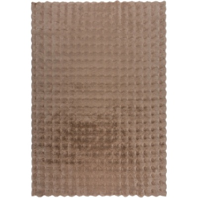 Flair Rugs Waffle Faux Fur Hnedá