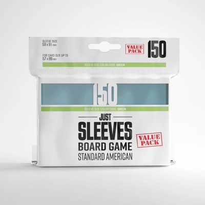 Gamegenic: Just Sleeves - Standard American Value Pack obaly 150 ks