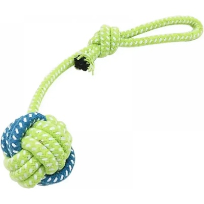 Играчка за куче от въже и плетена топка (10447)