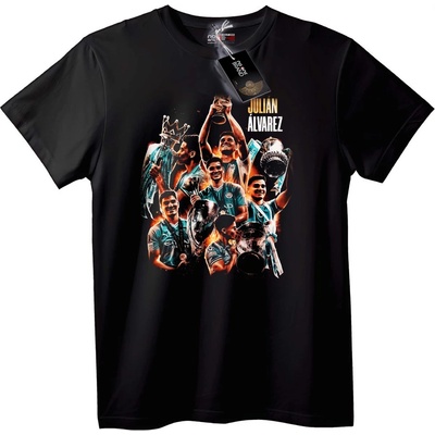 NOONEBRAND Тениска Хулиан Алварес - 7XL, Black