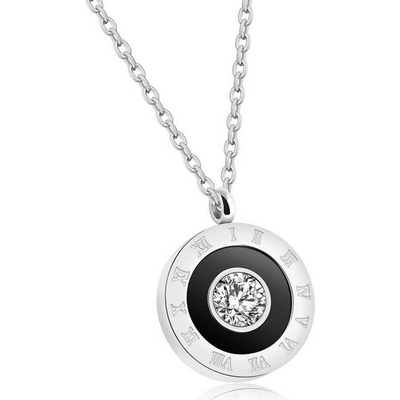 Victoria Filippi Stainless Steel Ocelový se zirkony Zacaría chirurgická ocel NHN19106-1/72 Stříbrná
