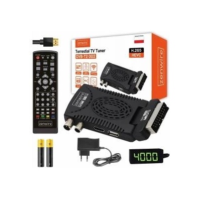 ZENWIRE Tuner Dekoder Satelitarny DVB-T2 HEVC H. 265 WiFi Telewizji Naziemnej Stick Zenwire DVB-T2 002