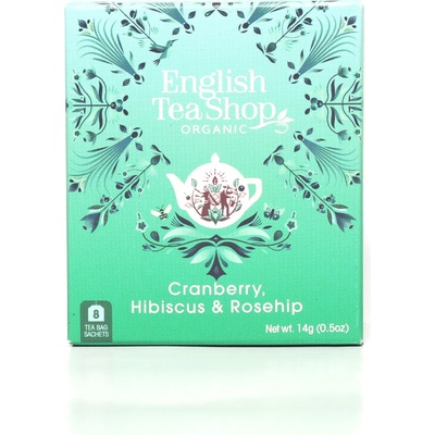 The English Tea Shop Brusinka ibišek a šípek Mandala 8 ks