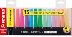 STABILO Текст маркер Boss Desk Set 15 цвята