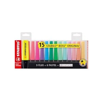 Image 1 of STABILO Текст маркер Boss Desk Set 15 цвята
