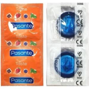 Pasante 144 бр. Ароматни презервативи Pasante Strawberry - kondomi