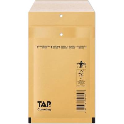 Bublinkové obálky TAP Comebag B/12 120x215 mm / 200 kusů / hnědá