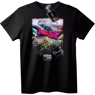 NOONEBRAND Тениска Judas Priest & Opeth Турне на Монстри - XL, Black