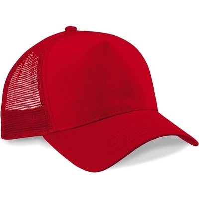 Beechfield Snapback Trucker Classic Red/Classic Red