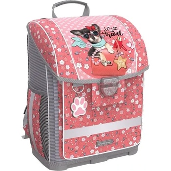 ErichKrause Ученическа раница ErichKrause ErgoLine 16л, Mini Traveler, с твърдо дъно