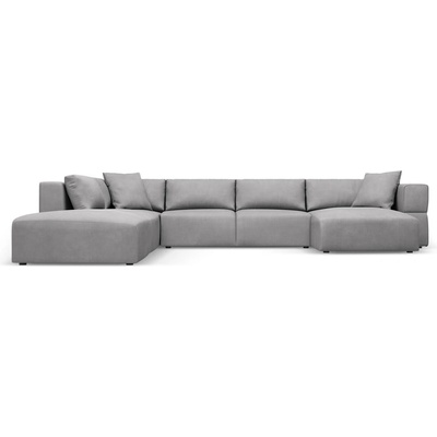Milo Casa Светлосив ъглов U-образен диван, ляв ъгъл Esther - Milo Casa (MIL_UL_143_F1_ESTHER6)
