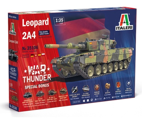 Italeri Leopard 2 A4 War Thunder 1:35