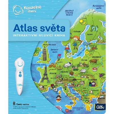 Kniha Albi Kouzelné čtení Atlas světa