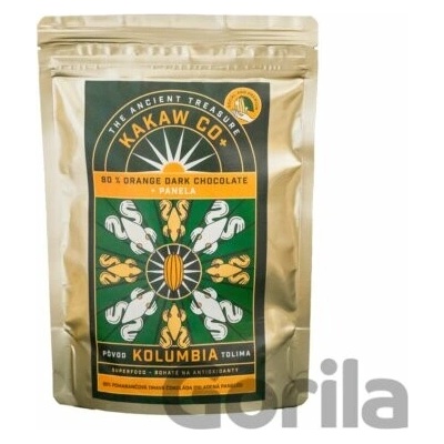 Kakaw Co+ tmavá pomarančová 80% 100 g