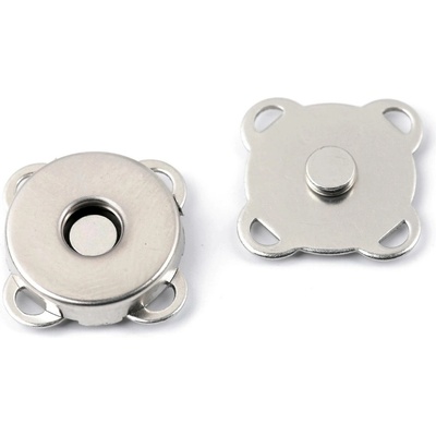 Pro Háčkování Magnetické zapínání 18 mm, nikl